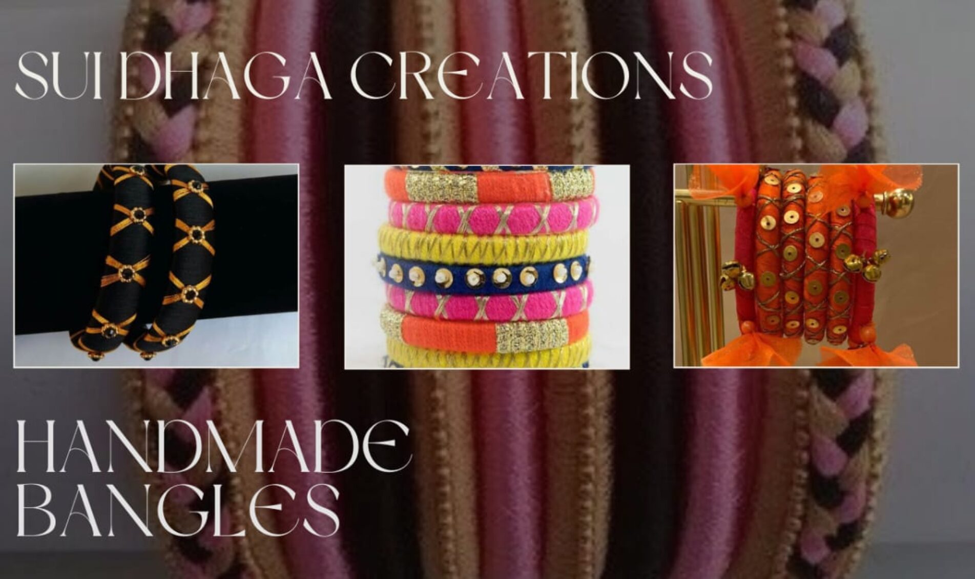 Handmade bangles which make your festival more colorful